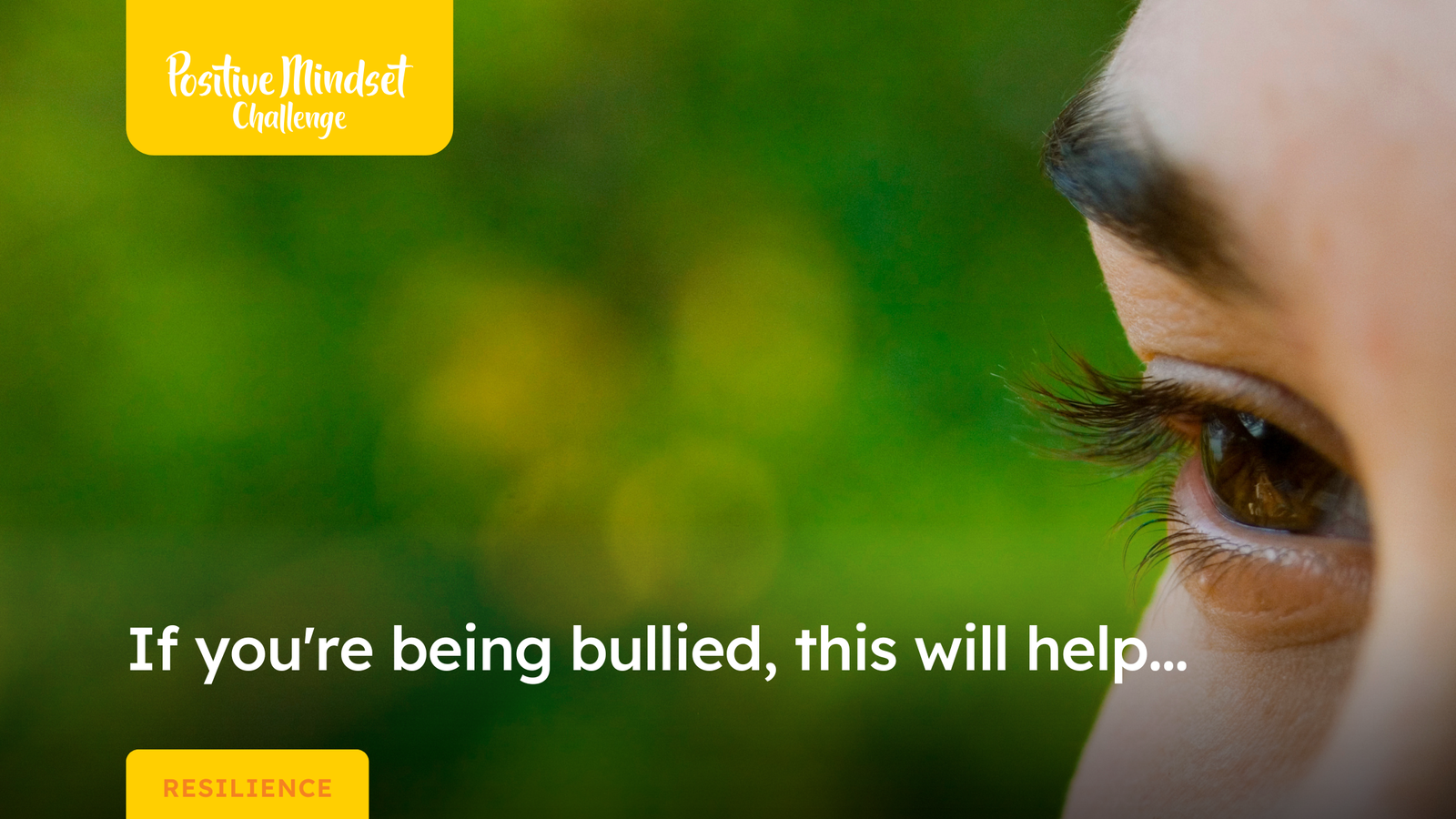 Read more about the article If you’re being bullied, this will help…